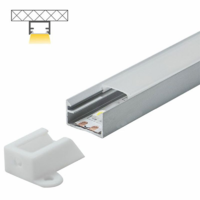 Aluminijumski led profil za LED trake nadgradni set sa difuzorom 2000x14.4x8.8mm M506 555007