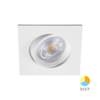 LED ROZETNA 7W 3CCT KVADRATNA BELA 3u1 TRI BOJE SVETLA SPOT SVETILJKA BD02-10780 Braytron