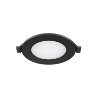 LED PANEL 3W UGRADNI OKRUGLI CRNI 3 BOJE SVETLA 3CCT BP01-60381 Braytron