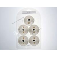 SET BAKELITNIH DUGMADI ZA ŠTEDNJAK BEKO BELI (5 kom) DS013