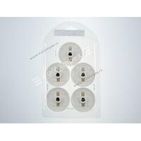 SET BAKELITNIH DUGMADI ZA ŠTEDNJAK ARTHUR MARTIN NOVI TIP BELI (5 kom) DS019