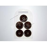 SET BAKELITNIH DUGMADI ZA ŠTEDNJAK ARTHUR MARTIN NOVI TIP CRNO-BRAON (5 kom) DS020