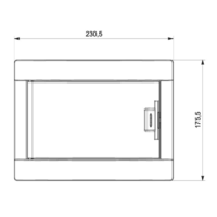 RAZVODNA TABLA 8 OSIGURACA NAZIDNA 231x100x176mm MD9304 Adal Pano