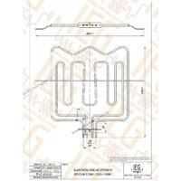 GREJAC ZA EL. ŠTEDNJAK BEKO 2300+1100W 2X230V IEGS125