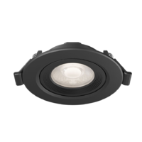 LED ROZETNA 7W 3CCT UGRADNA CRNA OKRUGLA 3u1 TRI BOJE SVETLA BD02-00681