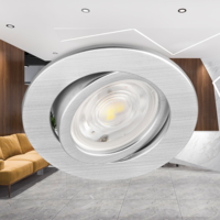 LED ROZETNA 7W 3CCT OKRUGLA SIVA 3u1 TRI BOJE SVETLA SPOT SVETILJKA BD02-00783 Braytron