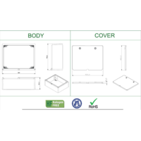 RAZVODNI ORMAN 400x500x180mm IP65 ABS MD9006 Adal Pano