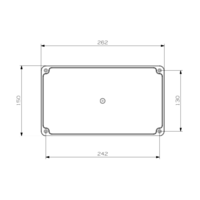 RAZVODNA KUTIJA OG 260x150x80mm IP65 ABS MD9089 Adal Pano