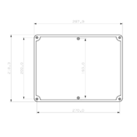 RAZVODNA KUTIJA OG 380x280x90mm IP65 ABS MD9069 Adal Pano