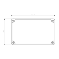 RAZVODNA KUTIJA OG 210x120x74mm PROVIDNI POKLOPAC IP65 ABS MD9065 Adal Pano
