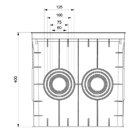 PODNA UKOPAVAJUCA RAZVODNA KUTIJA 400x400x400mm IP54 Manhole MD9110 Adal Pano