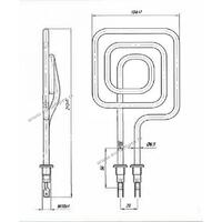GREJAC ZA BOJLER TIKI KVADRATNI 2000W IEGB015