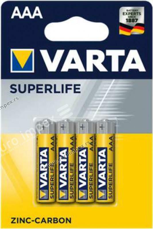 SUPER HEAVY DUTY R03 1,5V AAA Cink karbon baterija V03 SL VARTA