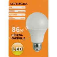 LED SIJALICA 9W E27 3000K 800Lm A65 EKTVM015 Elektro