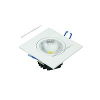 LED ROZETNA 5W UGRADNA 6500K BELA KVADRATNA BD02-10530 