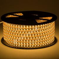 LED TRAKA VODOOTPORNA TOPLO BELA IP65 8W/m 3000K 220V DC