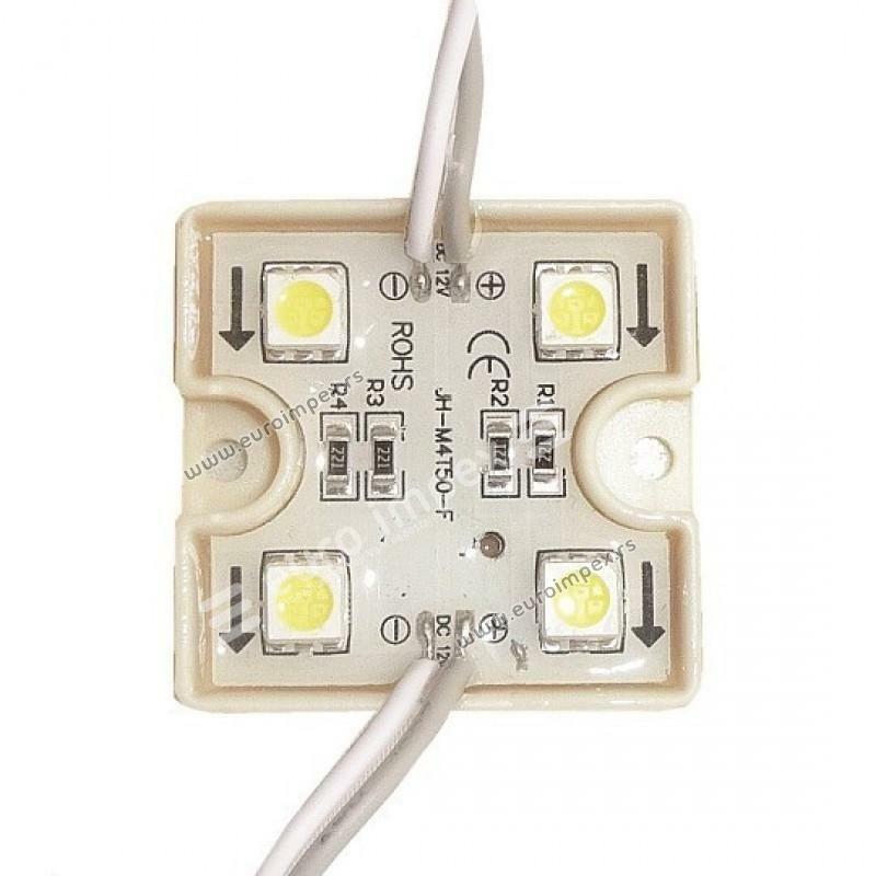 LED MODUL 3xLED M-P5050 IP67 87x17mm 0,72W/LED 6400K