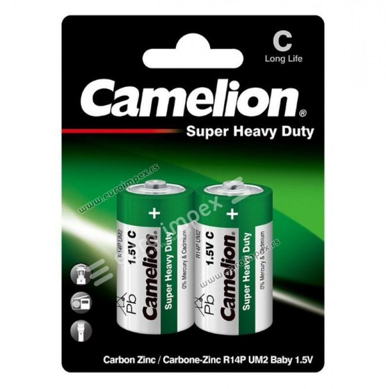 SUPER HD CINK KARBON R14 C obicna baterija CA014 Camelion