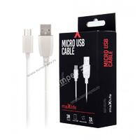 USB KABL USB-micro USB 3m 2A beli, za brzo punjenje Maxlife OEM001517 5900495758170