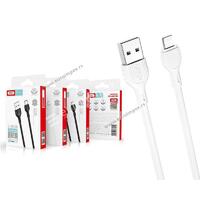 USB KABL USB-Lightning 2m 2,1A NB200 beli, za brzo punjenje XO GSM111869 6920680878024