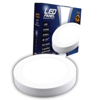 Led panel 12W NADGRADNI OKRUGLI 6500K LUMNPO-12W  1020 lm 003154 Lumax