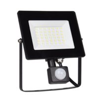 LED REFLEKTOR 30W SLIM CRNI 5500K SA SENZOROM 98HELIOS30SEN Elmark