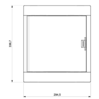 RAZVODNA TABLA 24 OSIGURACA UZIDNA 284x330x100mm MD9311 Adal Pano