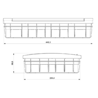 RAZVODNA TABLA 36 OSIGURACA UZIDNA 284x446x100mm MD9313 Adal Pano