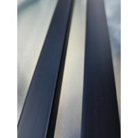 25x16mm 2m CRNA-BLACK PVC KANALICA U CRNOJ (ANTRACIT) BOJI SAMOLEPLJIVA - kablovski kanal EP120272-12 Eraplast