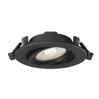 LED ROZETNA 7W 3CCT UGRADNA CRNA OKRUGLA 3u1 TRI BOJE SVETLA BD02-00681