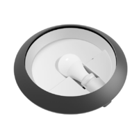 VODONEPROPUSNA SVETILJKA 1xE27 IP65 SIVA plafonska ili zidna NAPOLI BG37-00712 Braytron