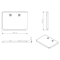 RAZVODNI ORMAN 250x350x150mm IP65 ABS MD9002 Adal Pano