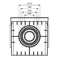 PODNA UKOPAVAJUCA RAZVODNA KUTIJA 200x200x200mm IP54 Manhole MD9140 Adal Pano