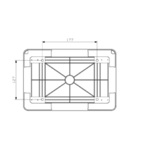 CRVENI RAZVODNI ORMAN 200x300x130mm IP65 ABS MD9040 Adal Pano