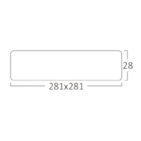 LED PANEL 24W NADGRADNI KVADRATNI 6500K BP04-42430 Braytron
