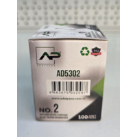OBUJMICA SA EKSEROM 6mm (100kom/PAK) No2 AD5302 Adal Pano