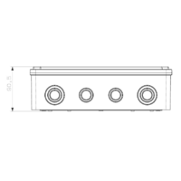 RAZVODNA KUTIJA OG 280x210x74mm IP65 ABS MD9058 Adal Pano