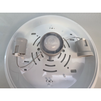 PLAFONJERA SA SENZOROM POKRETA 2xE27 fi300mm PLASTIKA AD7060-P SVETILJKA 207 010 001 01 02 Adal Pano
