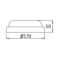 LED BRODSKA LAMPA SA SENZOROM POKRETA 15W 6500K 900lm IP54 BELA OKRUGLA BULKHEAD BC17-21130 Braytron