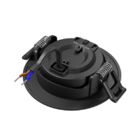 LED ROZETNA 7W 3CCT UGRADNA CRNA OKRUGLA 3u1 TRI BOJE SVETLA BD02-00681