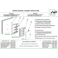RAZVODNA TABLA 6 OSIGURACA NAZIDNA 184×99,5×140mm MD9302 Adal pano