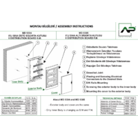 RAZVODNA TABLA 8 OSIGURACA UZIDNA 220x100x169mm MD9305 Adal Pano
