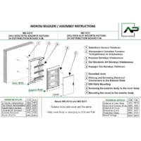 RAZVODNA TABLA 24 OSIGURACA UZIDNA 284x330x100mm MD9311 Adal Pano