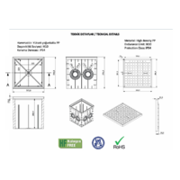 PODNA UKOPAVAJUCA RAZVODNA KUTIJA 400x400x400mm IP54 Manhole MD9110 Adal Pano