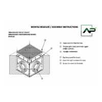 PODNA UKOPAVAJUCA RAZVODNA KUTIJA 300x300x300mm IP54 Manhole MD9100 Adal Pano