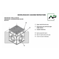 PODNA UKOPAVAJUCA RAZVODNA KUTIJA 400x400x400mm IP54 Manhole MD9110 Adal Pano