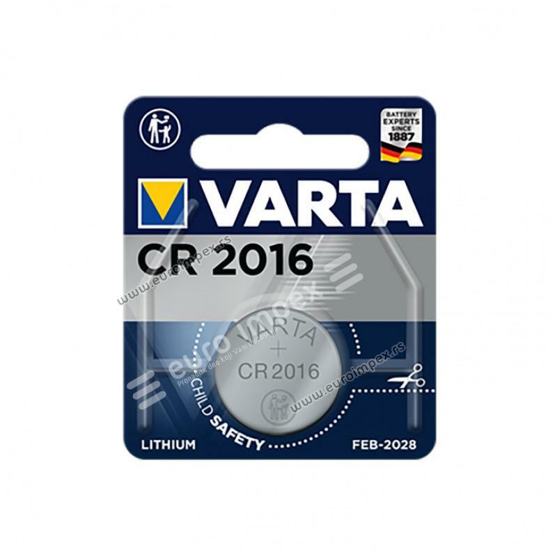 CR2016 LITIJUMSKA BATERIJA 2016 VARTA Electronics